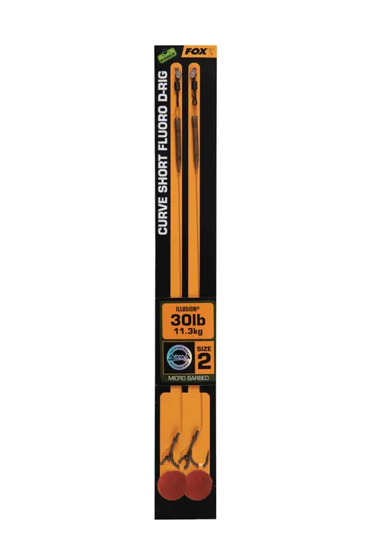 Rig Fox Edges Curve Short Fluoro D-Rig, 2buc/plic Nu rata