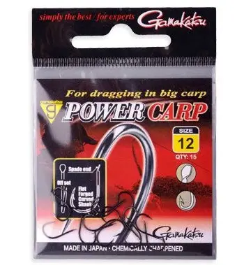 Noutate Carlige Gamakatsu Powercarp Black, 15buc/plic