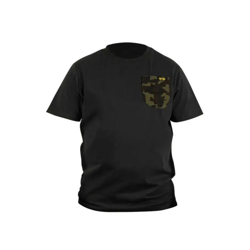 Tricou Avid Carp Cargo T-Shirt, Black Ofertă limitată