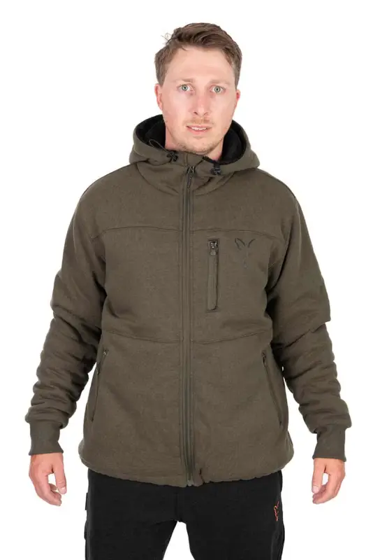 Cumpără acum Jacheta Fox Collection Sherpa , Green Marl and Black