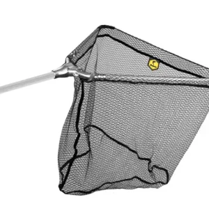 Bestseller Minciog Telescopic Delphin, Conector V din Metal si Plasa Cauciucata, 60x60cm, 2 Tronsoane, 2.00m