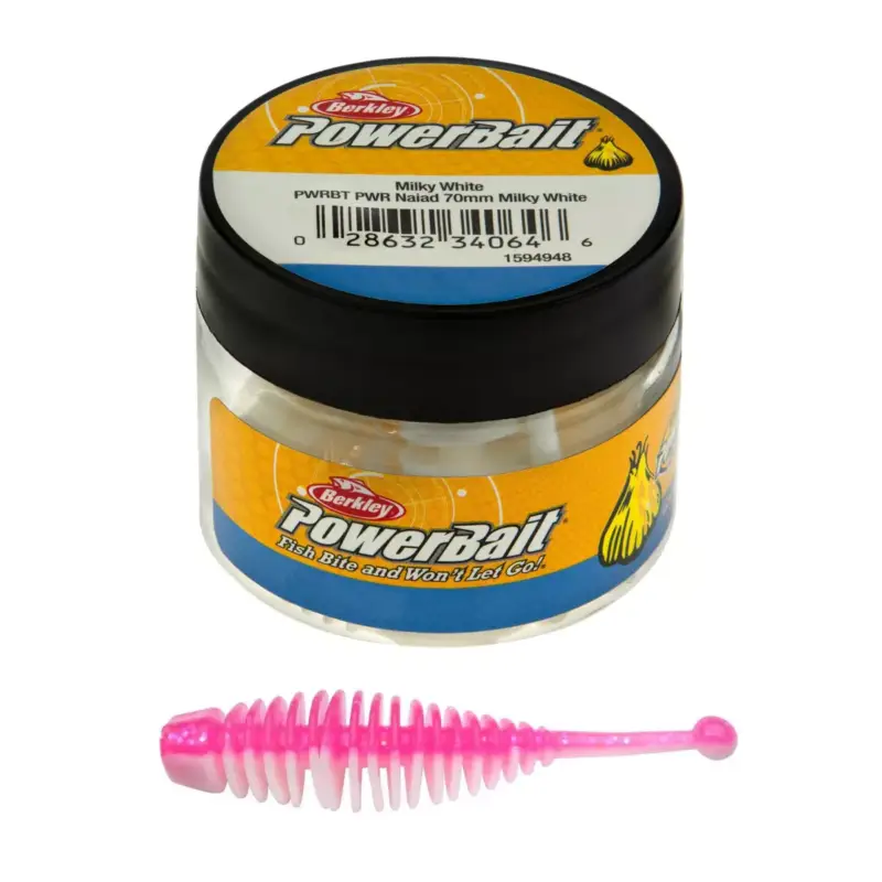 Plată sigură Naluca Power Baits Naiad, Pink/White, 5cm, 10buc/plic