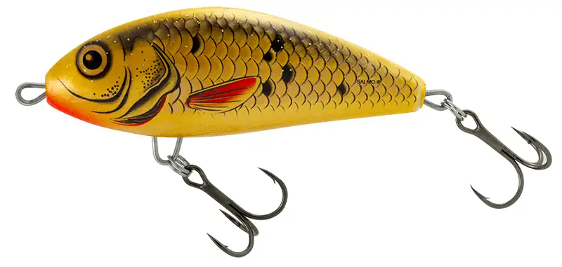 Vobler Salmo Fatso Floating, Golden Bait, 8cm Ultima șansă