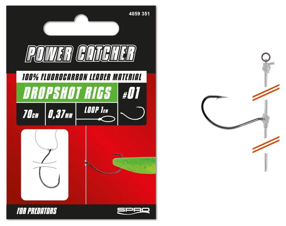 Transport gratuit Montura Spro Drop Shot Rig Nr.2, 0.30mm,70cm