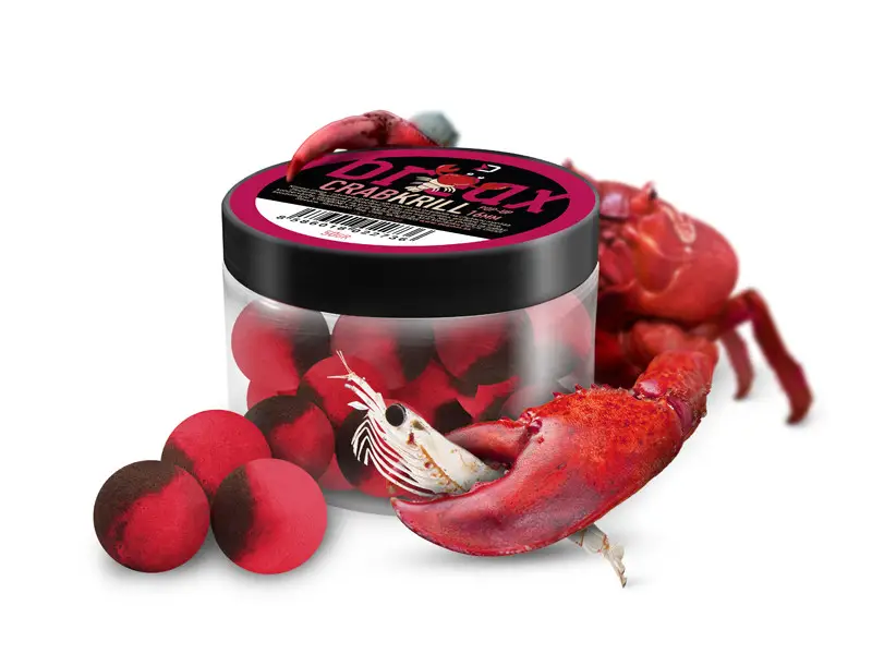 Boilies de Carlig Delphin BreaX POP, Crab-Krill ,50g Expediere rapidă