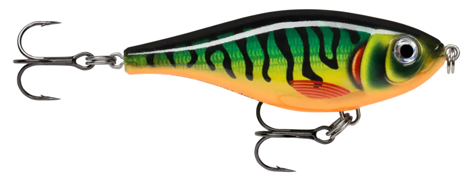 Vobler Rapala X-Rap Twitchin Shad, Culoare Hot Tiger Pike (HTIP), 8cm, 13g Expediere rapidă