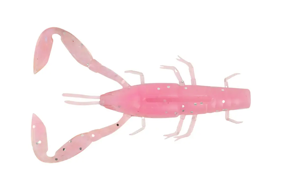 Naluca Fox Rage Critter, 9cm, UV Pink Candy Promoție