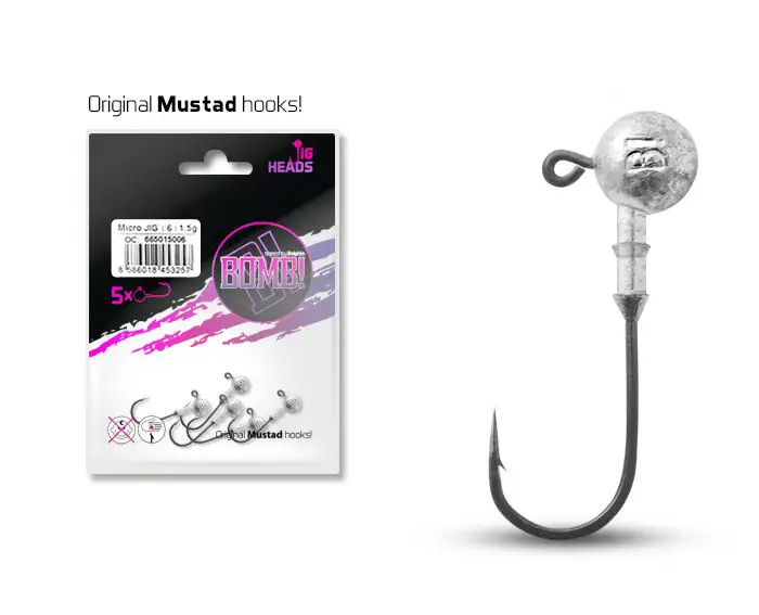 Jig Delphin Head Bomb, 7.5g, 5buc/plic Nu rata