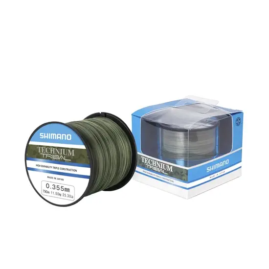 Cumpără online Fir Monofilament Shimano Technium Tribal Carp, 0.28mm 7.50kg, 1250m
