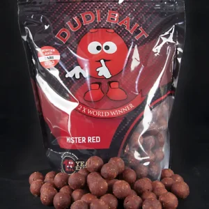 Boilies Tare Dudi Bait Mister Red, Squid&Cranberry, 1kg, 24mm Premium