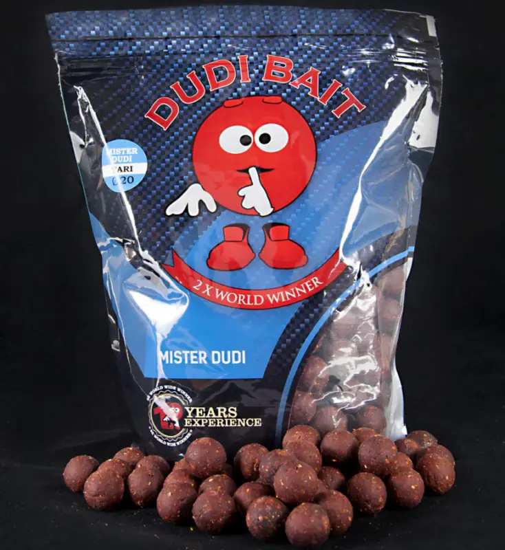 Plată sigură Boilies Tare Dudi Bait Mister Dudi, Squid&Cranberry, 1kg