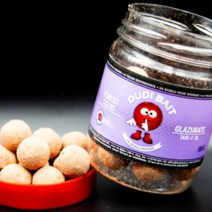 Boilies Solubil de Carlig Dudi Bait Forest Squid Glazurate, Squid&Fructe de Padure, 20mm, 100g Discount