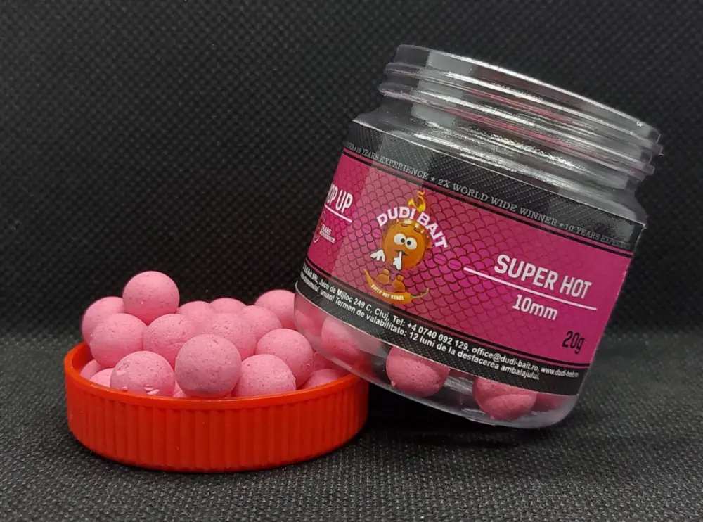 Livrare gratuită Pop Up Dudi Bait, Super Hot, 14mm