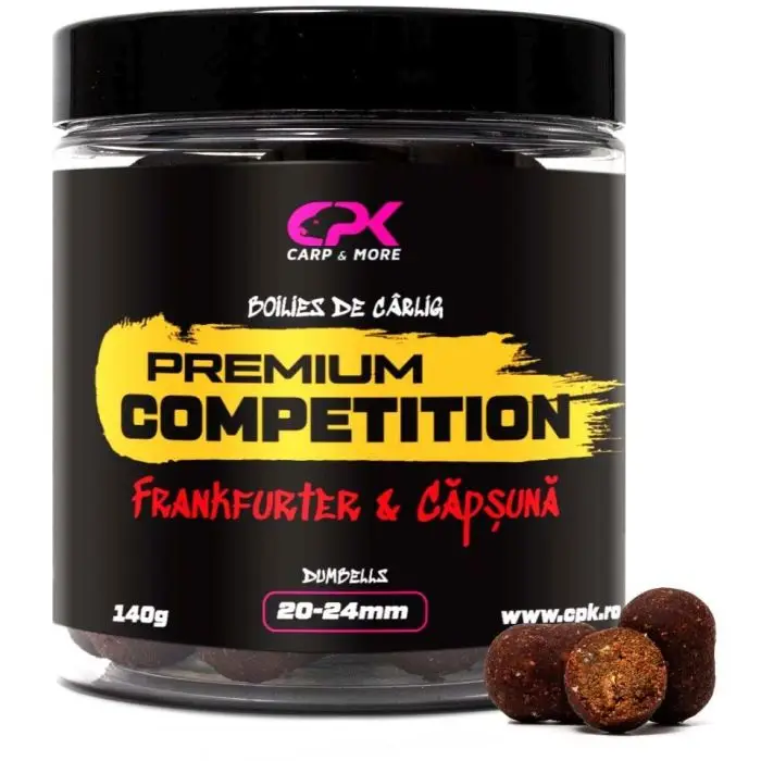 Noutate Boilies Pentru Carlig CPK Premium Competition Dumbells, 20-24mm, 140g