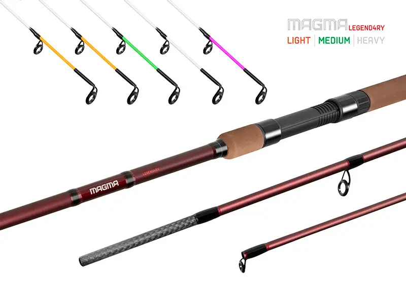 Lanseta Pescuit Feeder Delphin Magma Legend4ry Light, 3.30m, 90g, 3+5buc Preț mic