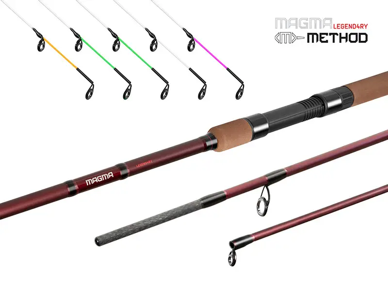 Lanseta Pescuit Feeder Delphin MAGMA LEGEND4RY Method, 4.00m, 215g, 3+5buc Ofertă de sezon