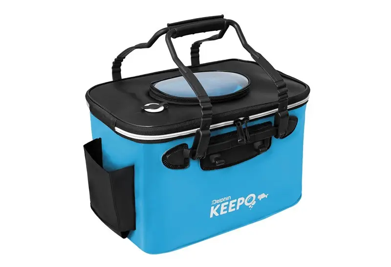 Geanta Pescuit Delphin Keepo pentru Momeala Vie, 36x25x22cm Plată securizată
