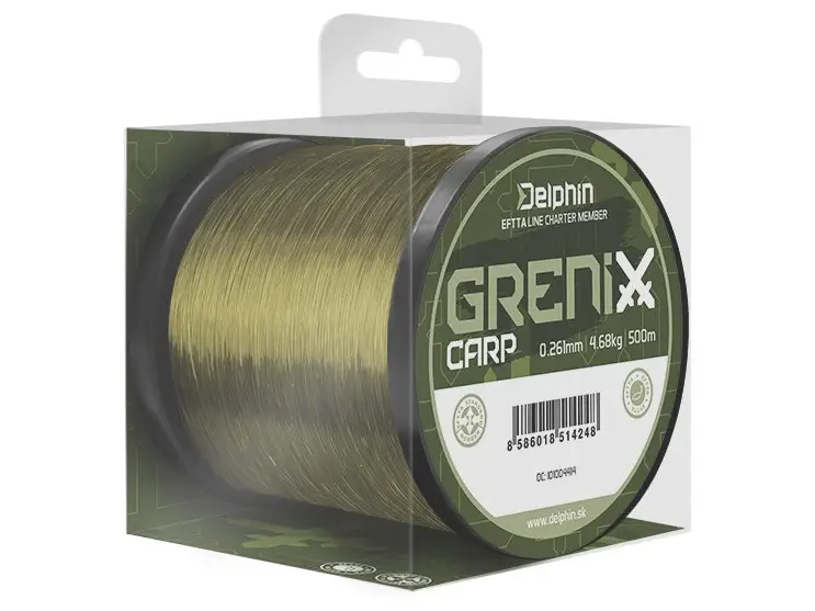 Fir Monofilament Pescuit Delphin Grenix Carp, Green, 500m Cumpărături sigure
