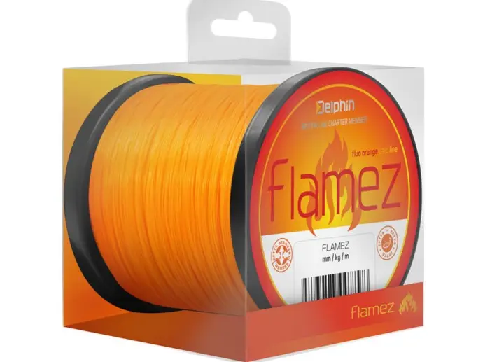 Fir Pescuit Monofilament Delphin Flamez, Portocaliu, 600m,1100m,1200m Livrare rapidă
