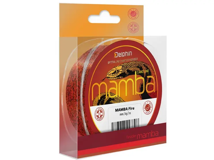 Nu rata Fir Monofilament Delphin Mamba Feeder, Culoare Camo Fire, 200m,300m