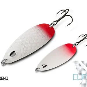 Cel mai vândut Lingurita Oscilanta Delphin Elipz FullScale,RedEnd, 7.5cm, 12g