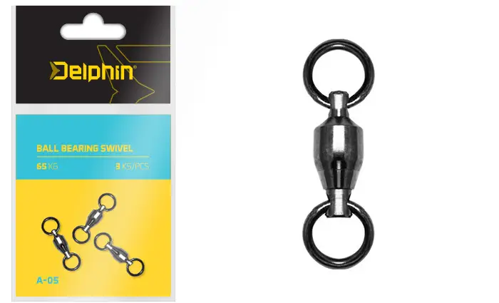 Vartej cu Rulment Delphin Ball Bearing Swivel A-05 Promoție