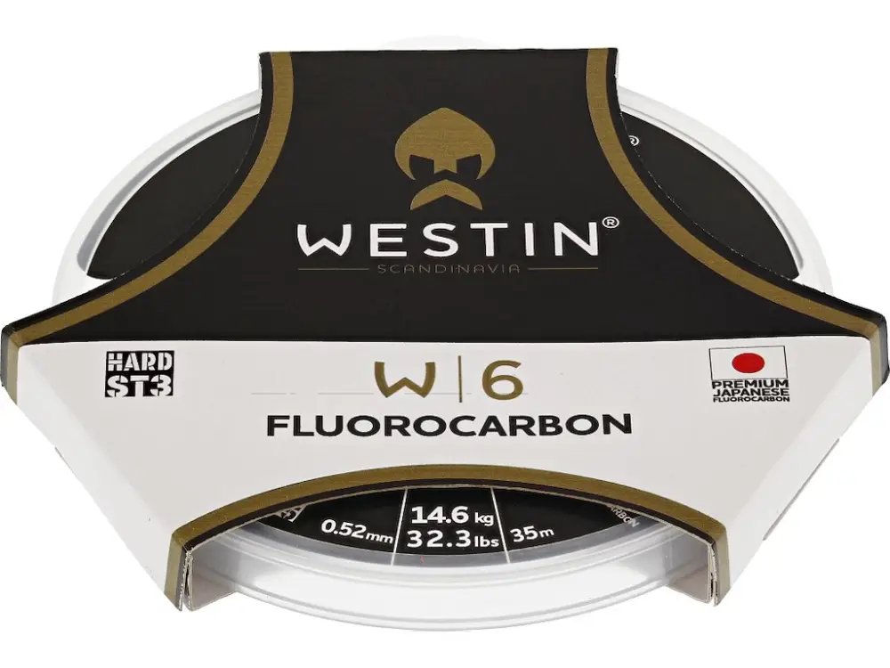 Fir Fluorocarbon Pescuit Westin W6 ST3 Clear,35m,0.343mm Reducere
