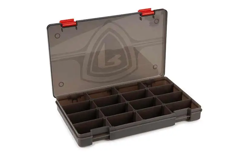 Cutie Pescuit Fox Rage Stack Store Box Storage, Shallow Medium, 16 Compartimente Ultima șansă