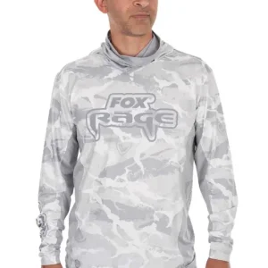 Comandă acum Bluza cu Protectie UV Fox Rage UV Hooded Light Cam Top