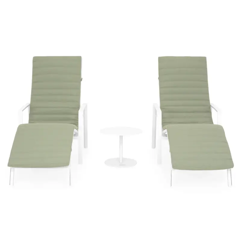 ACCOR/COSMO Set mobilier terasă/grădină, 2 șezlonguri și măsuță Bestseller