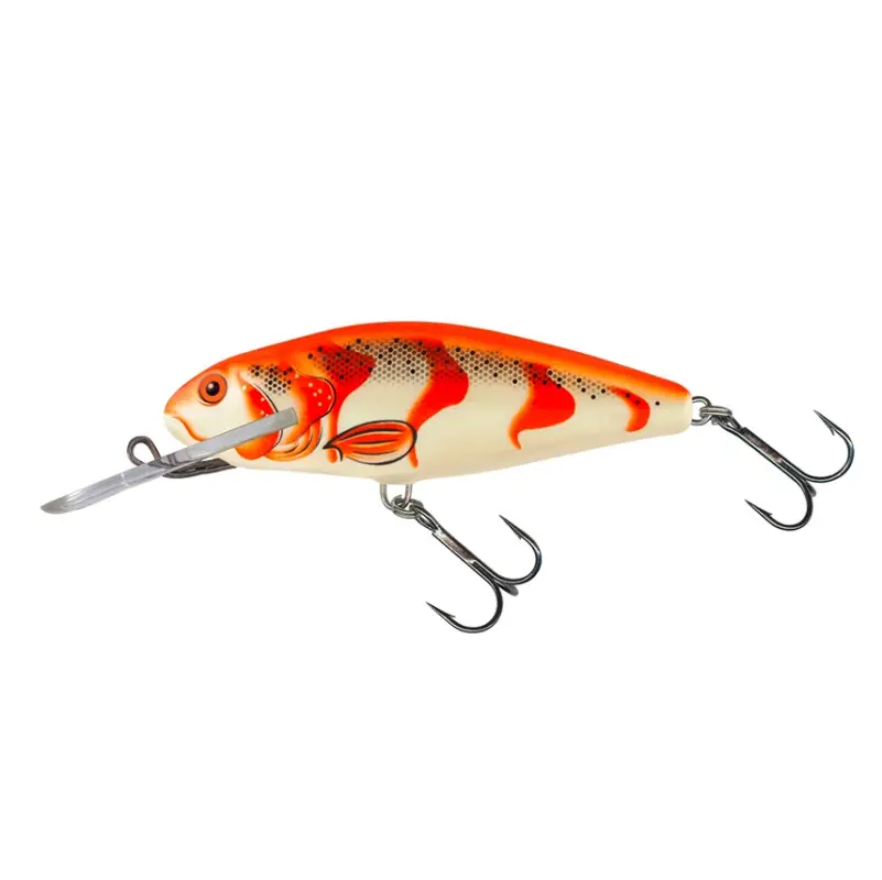 Vobler Salmo Perch Sinking DR, Albino Perch, 8cm, 12g Super ofertă