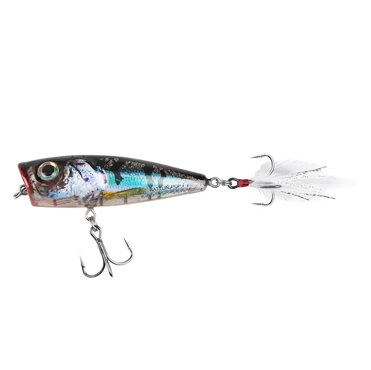 Vobler Salmo Rattlin Pop Floating, Clear Holo Smelt, 7cm, 12.5g Reducere extra