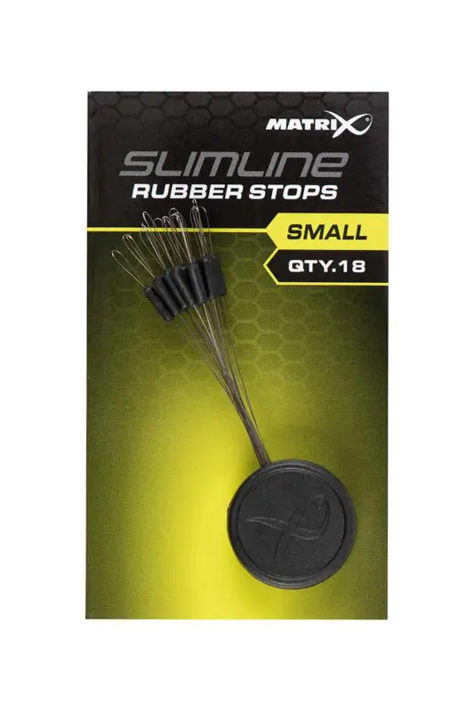 Opritoare Monturi Pescuit Matrix Slim Line Rubber Stops, 18buc/plic Ofertă specială