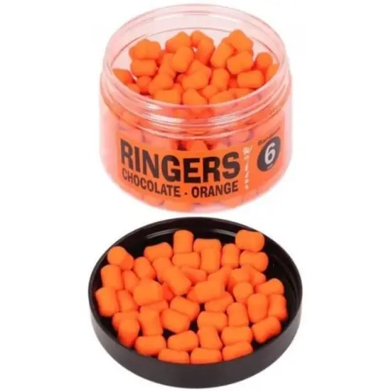 Retur gratuit Wafters Ringers Orange, Chocolate, 6mm, 70g