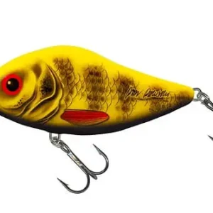 Cel mai vândut Vobler Salmo Slider 12, Black Widow PP Sinking, 12cm, 70g