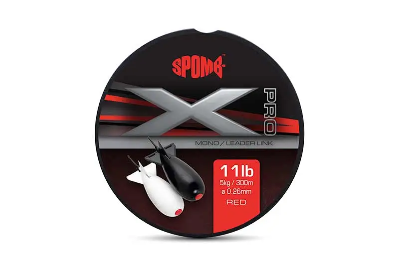 Reducere Fir Pescuit Monofilament Spomb X Pro Mono Red 0.26mm/11lbs/300m
