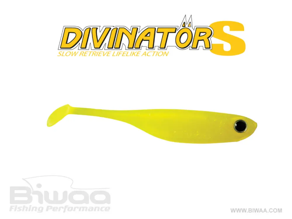 Reducere specială Shad Biwaa Divinator, Lemon Jelly, 6cm ,8buc/plic
