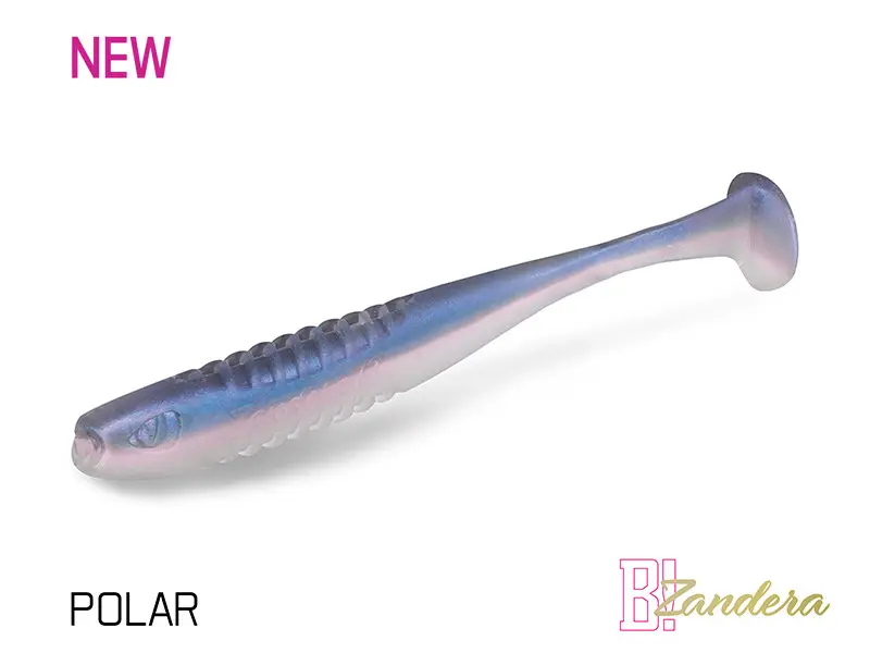 Promoție Shad Delphin ZANDERA UVs, Polar, 10cm, 5buc/blister