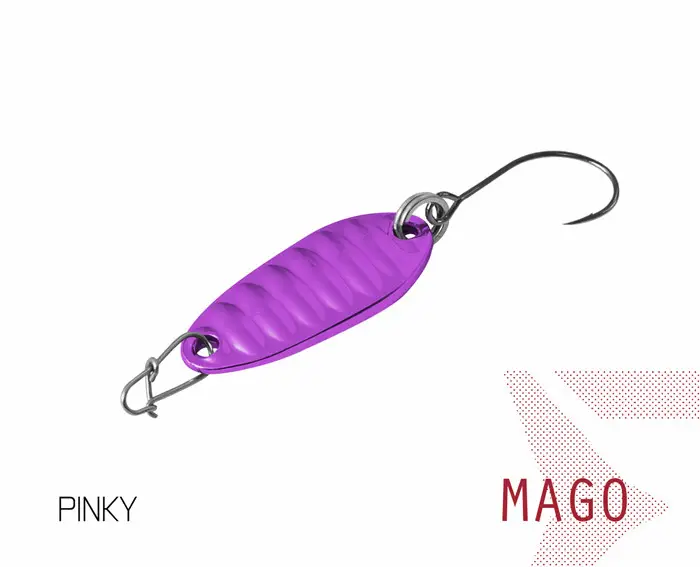 Preferatul clienților Lingurita Oscilanta Delphin MAGO, 2.4cm, 2g, Culoare Pinky