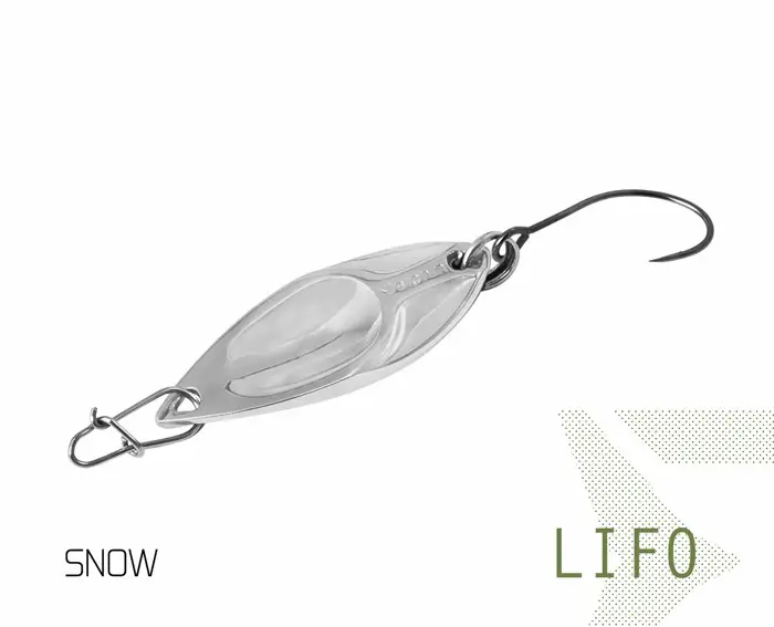Lingurita Oscilanta Delphin Lifo, 2.7cm, 2.5g, Culoare Snow Reducere extra