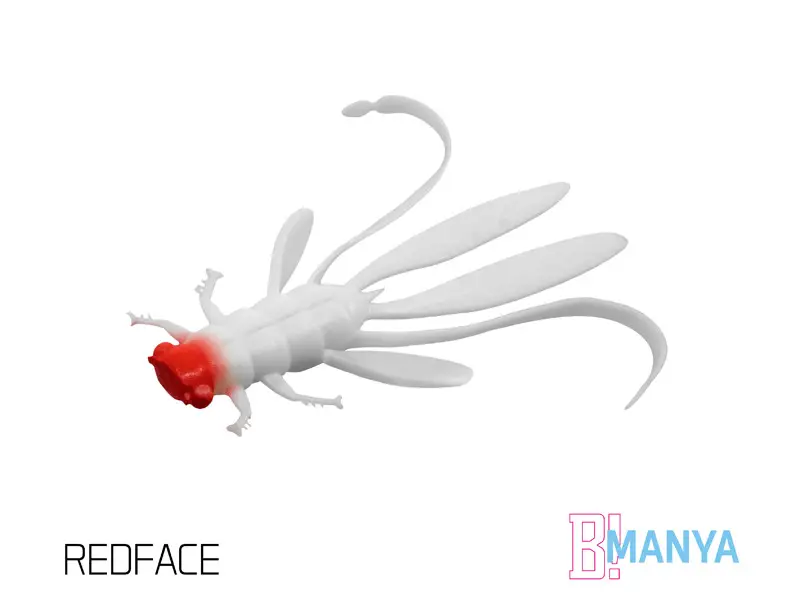 Nimfa Delphin MANYA UVs, 10.5cm, 5buc/plic, Culoare Redface Livrare rapidă