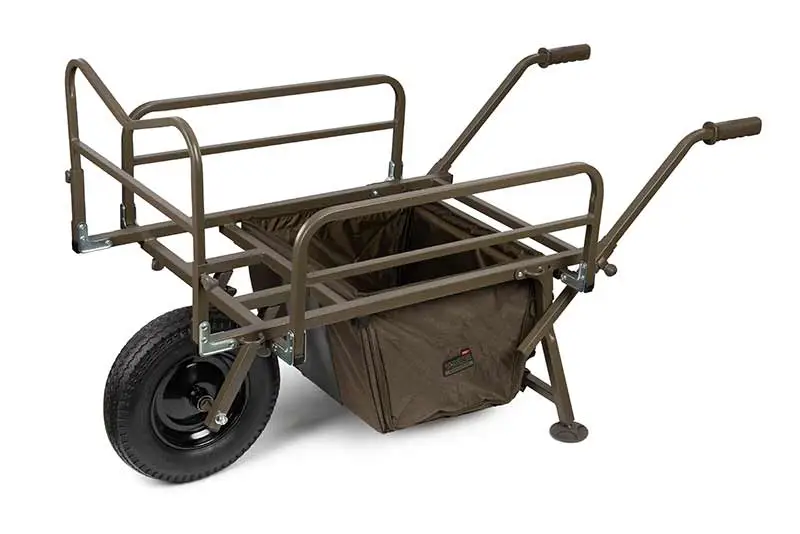 Reduceri Fox Voyager Barrow Plus – Cărucior de Pescuit Reglabil și Confortabil