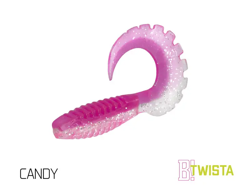 Twister Delphin TWISTA UVs, 10cm, 5buc/plic, Culoare Candy Ofertă exclusivă