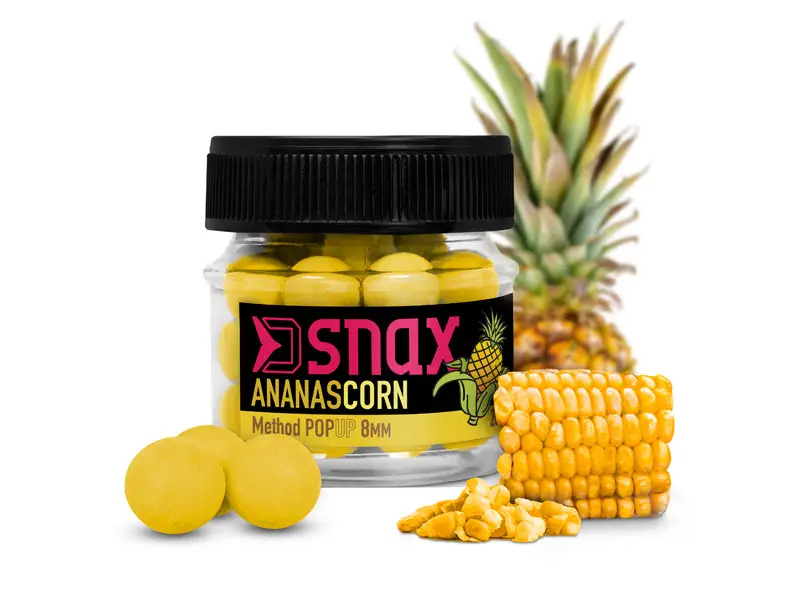 Ofertă Pop Up Delphin D Snax Method, 8mm, 20g/borcan, Porumb-Ananas