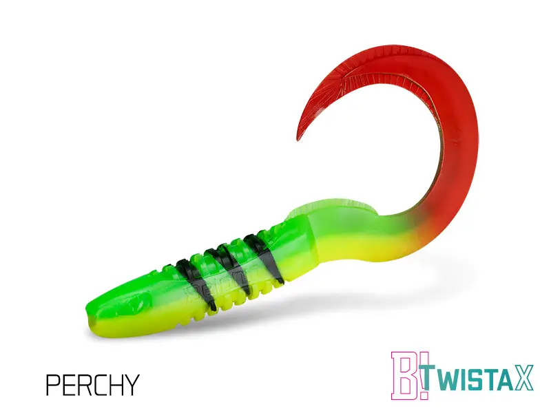Twister Delphin Twistax Eeltail UVS, 6cm, 5buc/plic, Culoare Perchy Reducere specială