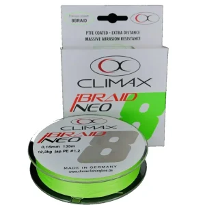 Fir Textil Climax iBraid Neo X8, Fluo Chartreuse, 135m Plată sigură