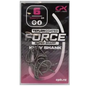 Carlige CPK Force Teflon Coated Grippa, 10buc/plic Premium