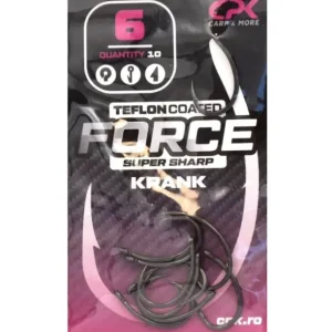 Retur gratuit Carlige CPK Force Teflon Coated Krank, 10buc/plic