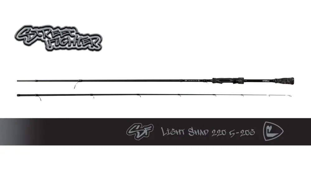 Lanseta FOX Rage Street Fighter Light Shad, 2.20m, 5-20g, 2buc Calitate înaltă