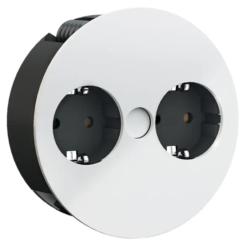 TWIST Priză dublă pentru blat 2 Schuko Ofertă limitată